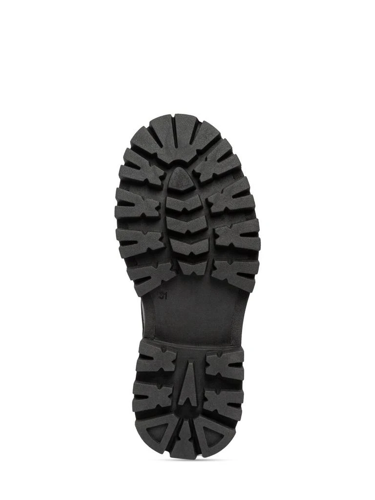 MARNI JUNIOR Leather & Poly Boots W/logo 3