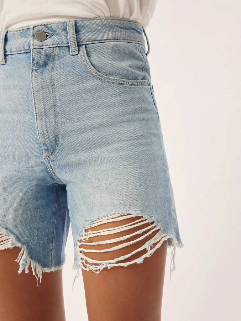 Dl1961 - Women'S Emilie Ripped High Waist Fray Hem Denim Shorts 2