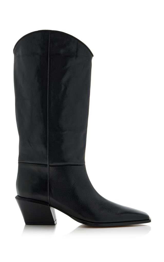 Paris Texas Paris Texas - Bettina Leather Western Boots - Black - IT 36 - Moda Operandi