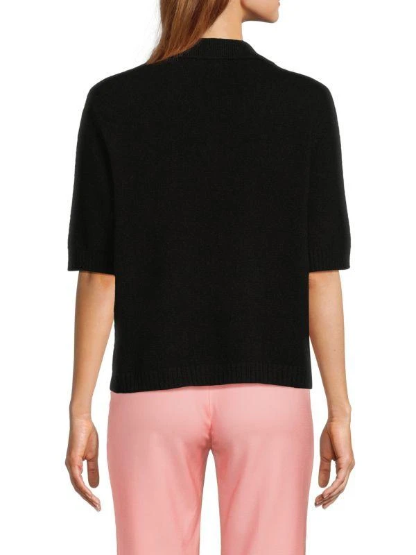 Saks Fifth Avenue 100% Cashmere Sweater Polo 2