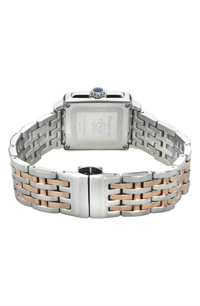 GV2 Women's Padova Swiss Diamond Square Watch, 28.5mm - 0.014 ctw