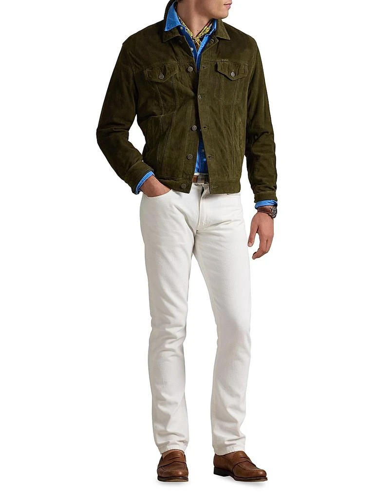 Ralph Lauren Suede Trucker Jacket 2
