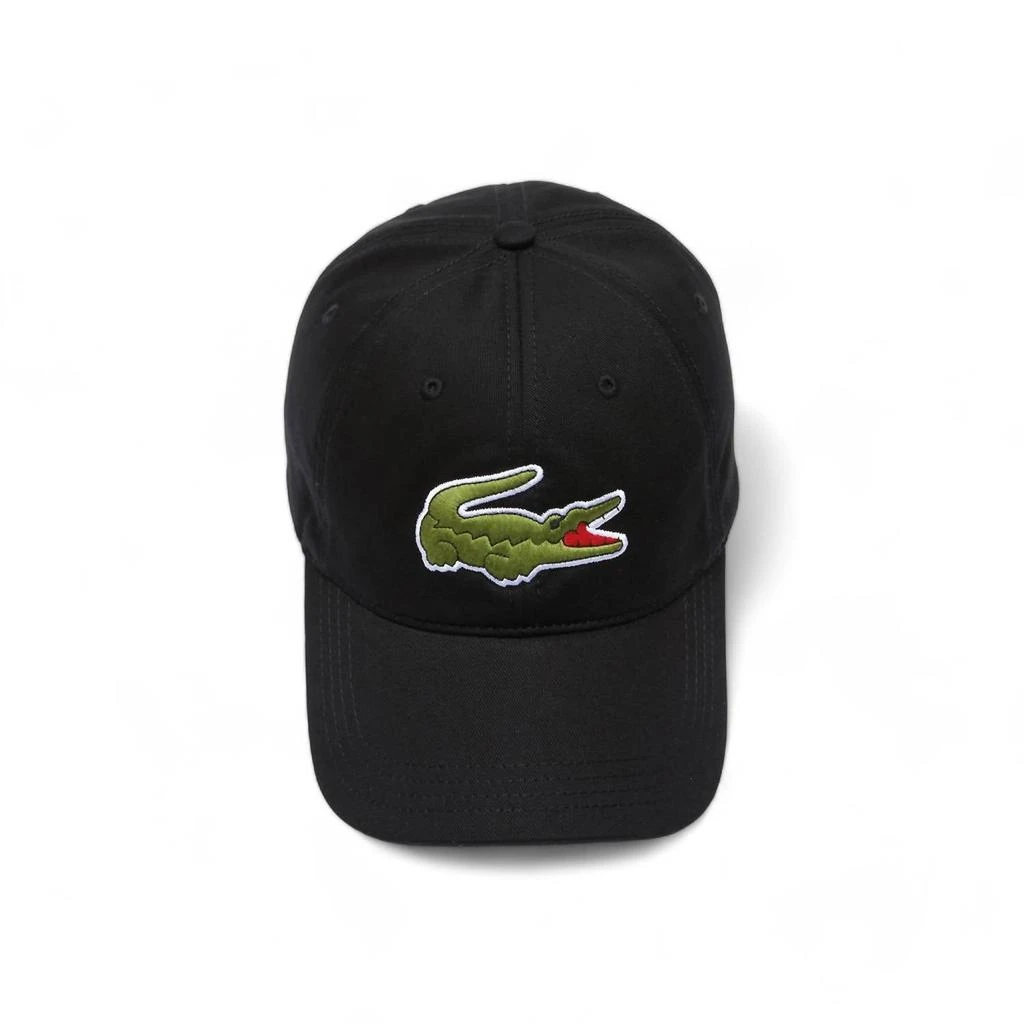 Lacoste Men's Oversized-Croc Cap In Black 2