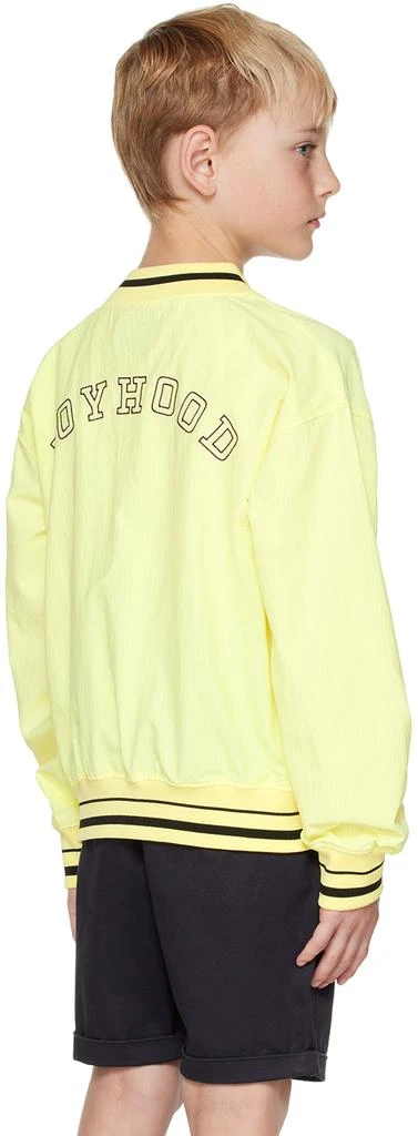 OOPS MY BOY Kids Yellow Embroidered Jacket 3