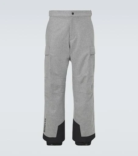 Moncler Technical wool flannel ski pants 1