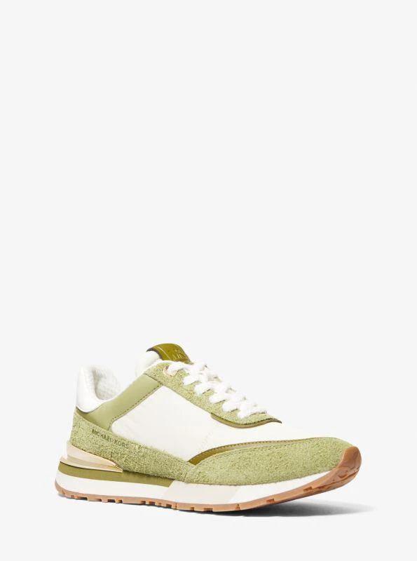 Sneaker Clearance Michael Kors Trainers Womens Green Theo Sneakers