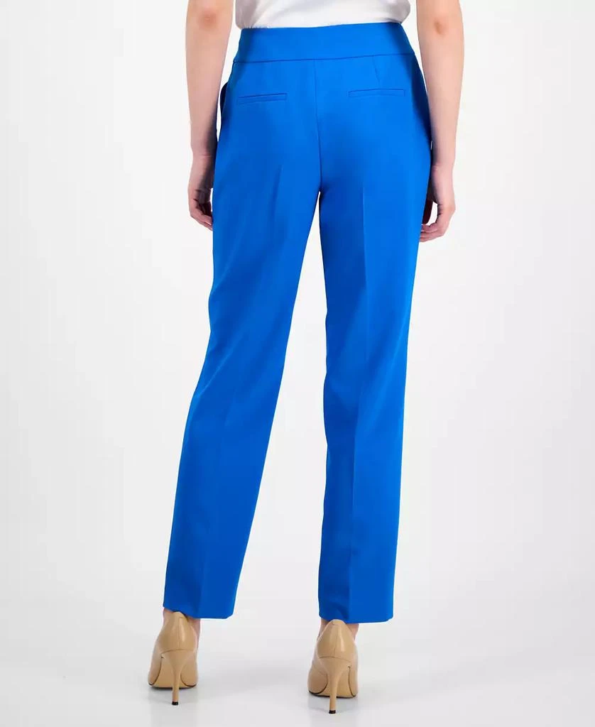 Le Suit Women's Crepe One-Button Straight-Leg Pantsuit Set, Regular & Petite 3