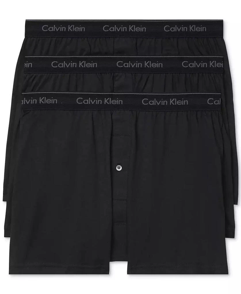 Calvin Klein Men's 3-Pack Cotton Classics Knit Boxers Underwear 1