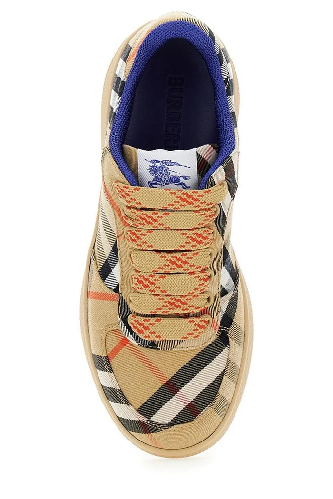 Burberry Burberry Terrace Checked Lace-Up Sneakers 4