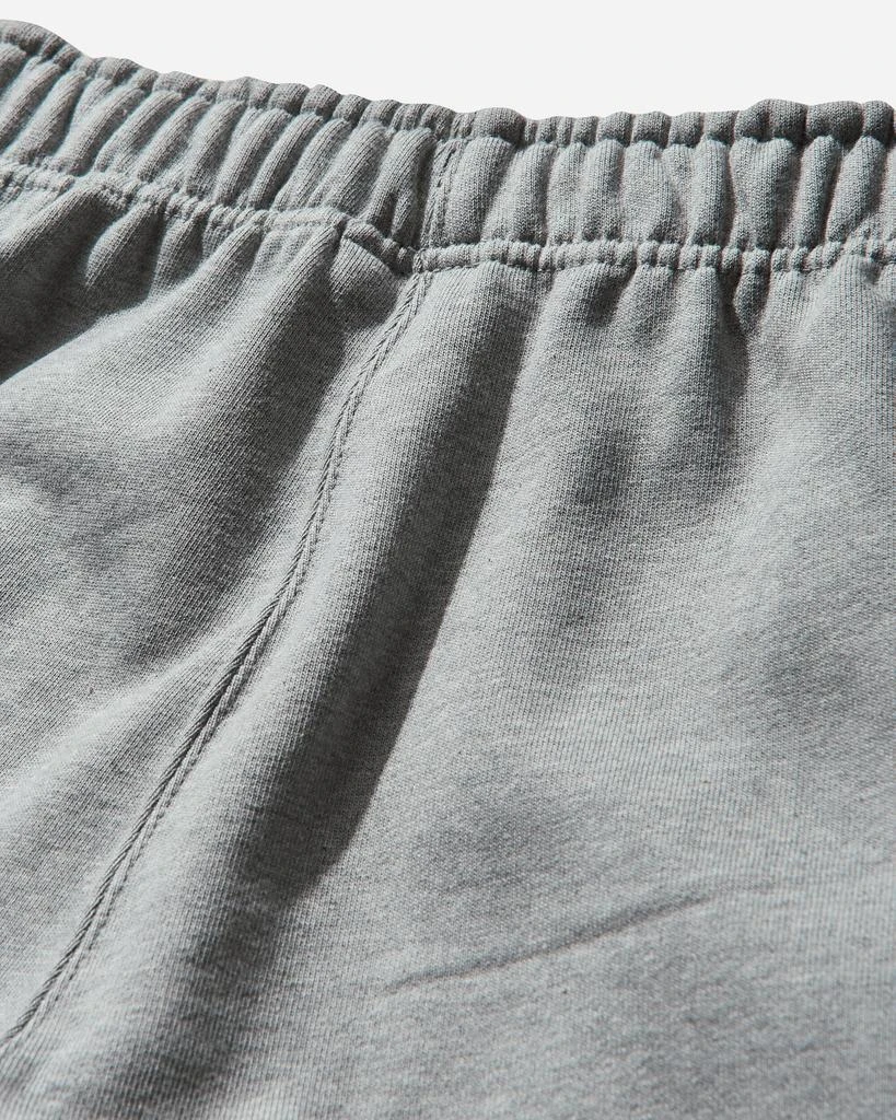 NIKE Men's Solo Swoosh Open Hem Fleece Sweatpants Dark Grey Heather 3