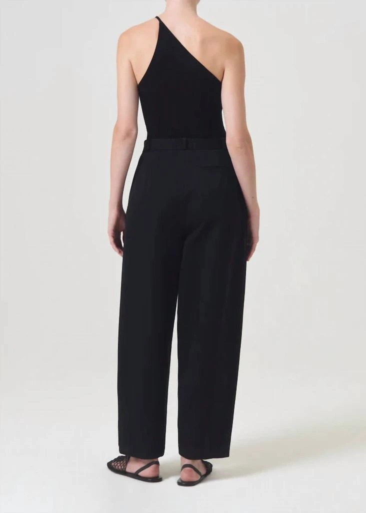 AGOLDE Becker Baggy Fit Chino Pants In Black 3