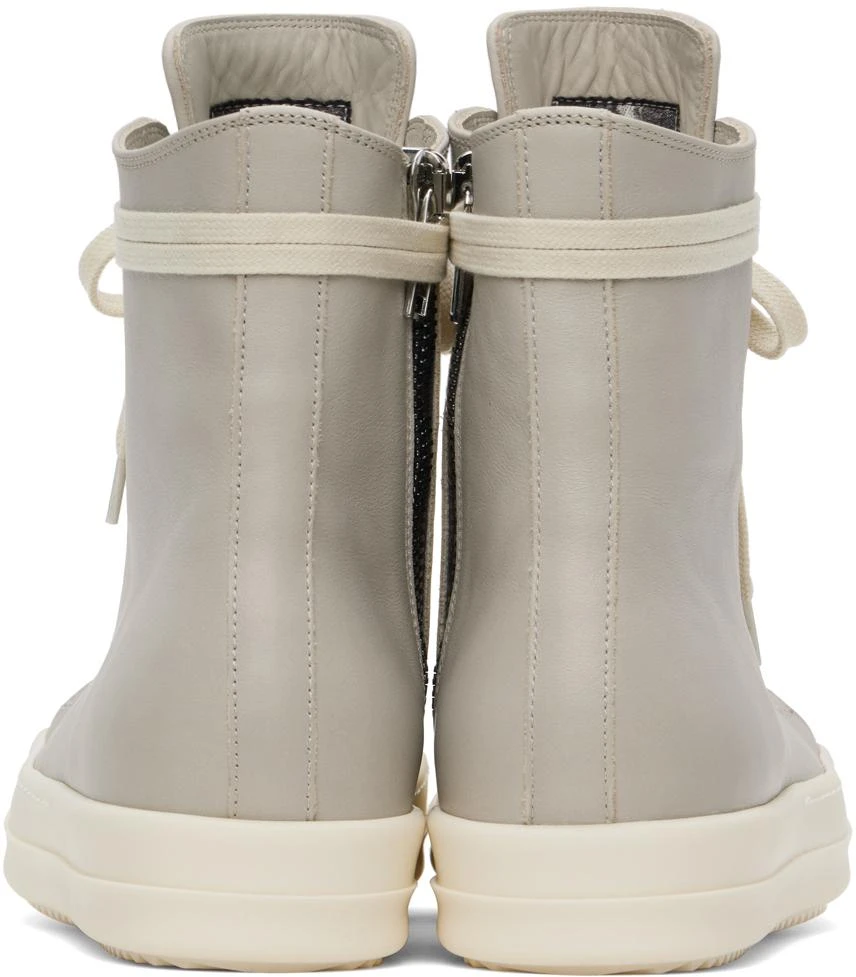 Rick Owens Off-White Washed Calf Sneakers 2
