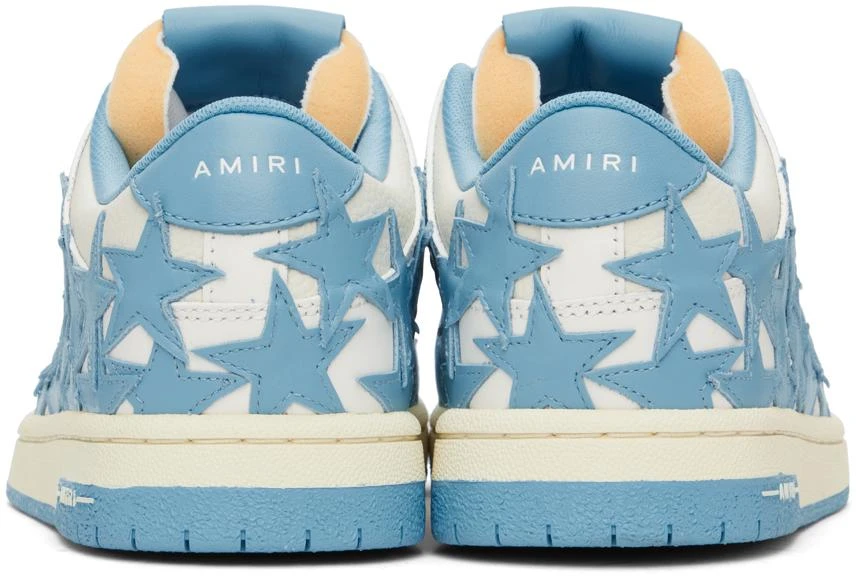 AMIRI Blue & White Stars Low Sneakers 2