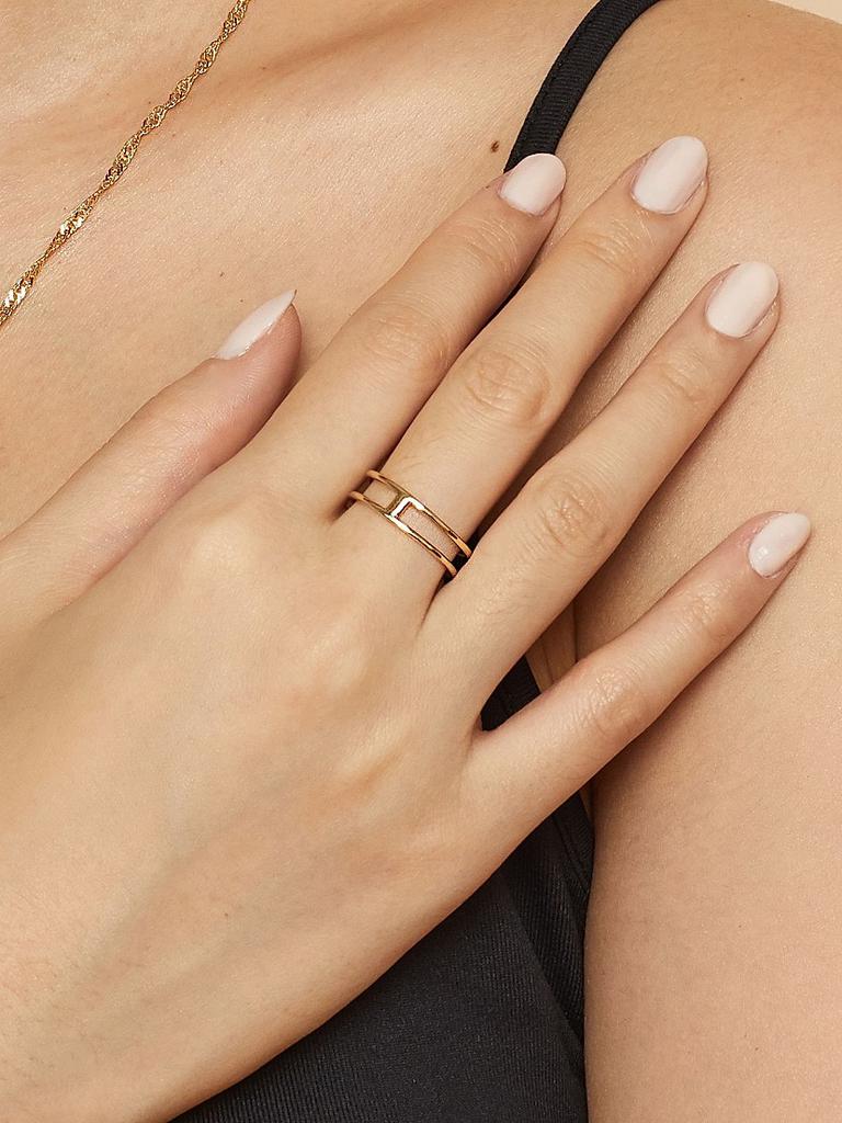 Oradina 14K Yellow Gold Hudson Petite Ring