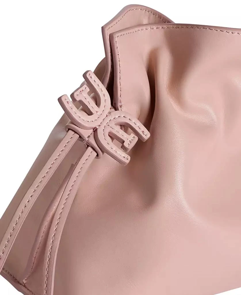 Sam Edelman Extra Large Leather with Drawstring Clutch Bag 4