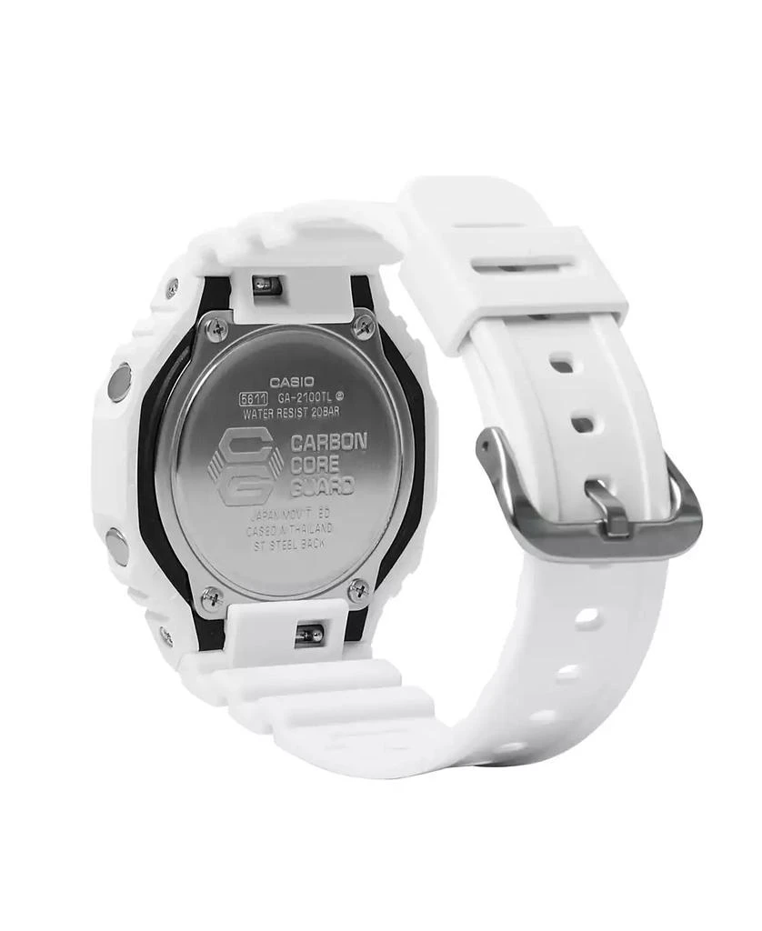 G-Shock Men's Analog Digital White Resin Watch, 45.4mm GA2100TL-7A 3
