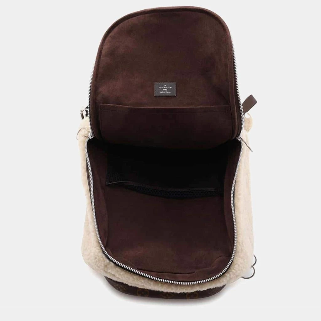 Louis Vuitton Louis Vuitton Brown/Ivory Monogram Mouton Celebrating Backpack 4