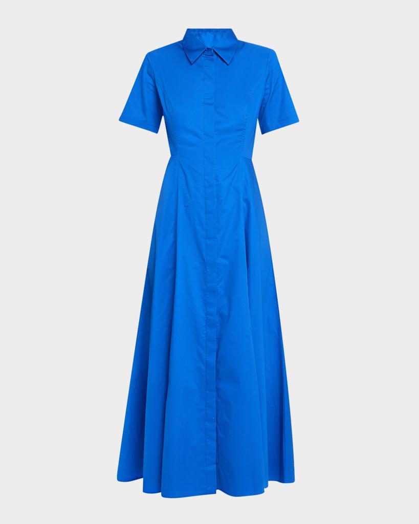 Evi Grintela Nicole Side-Slit Cotton Maxi Shirtdress