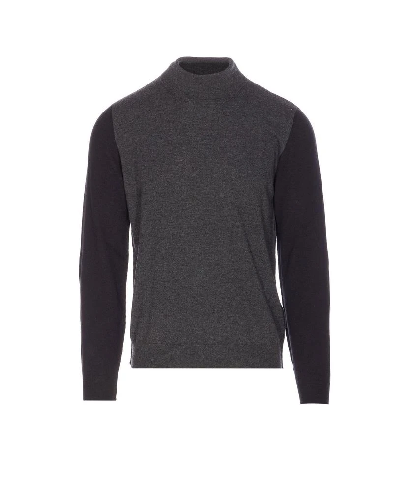 MAISON MARGIELA Maison Margiela Two-Toned Turtleneck Knitted Jumper from Cettire