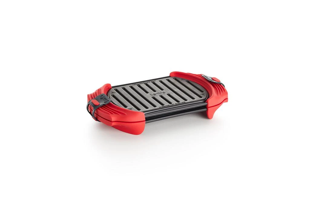 Lekue Microwave Grill, Sandwich Maker, Panini Press, 10 In x 5.7 In In, Red 1