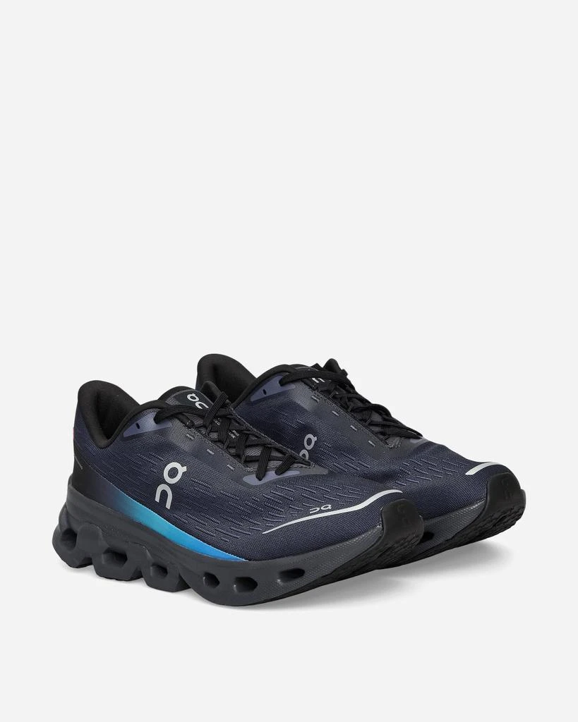 On Women's Cloudspark Sneakers Black / Blueberry 3