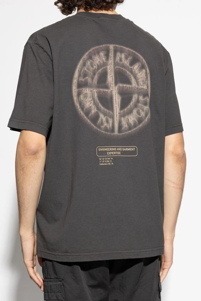 Stone Island T-shirt with logo 4