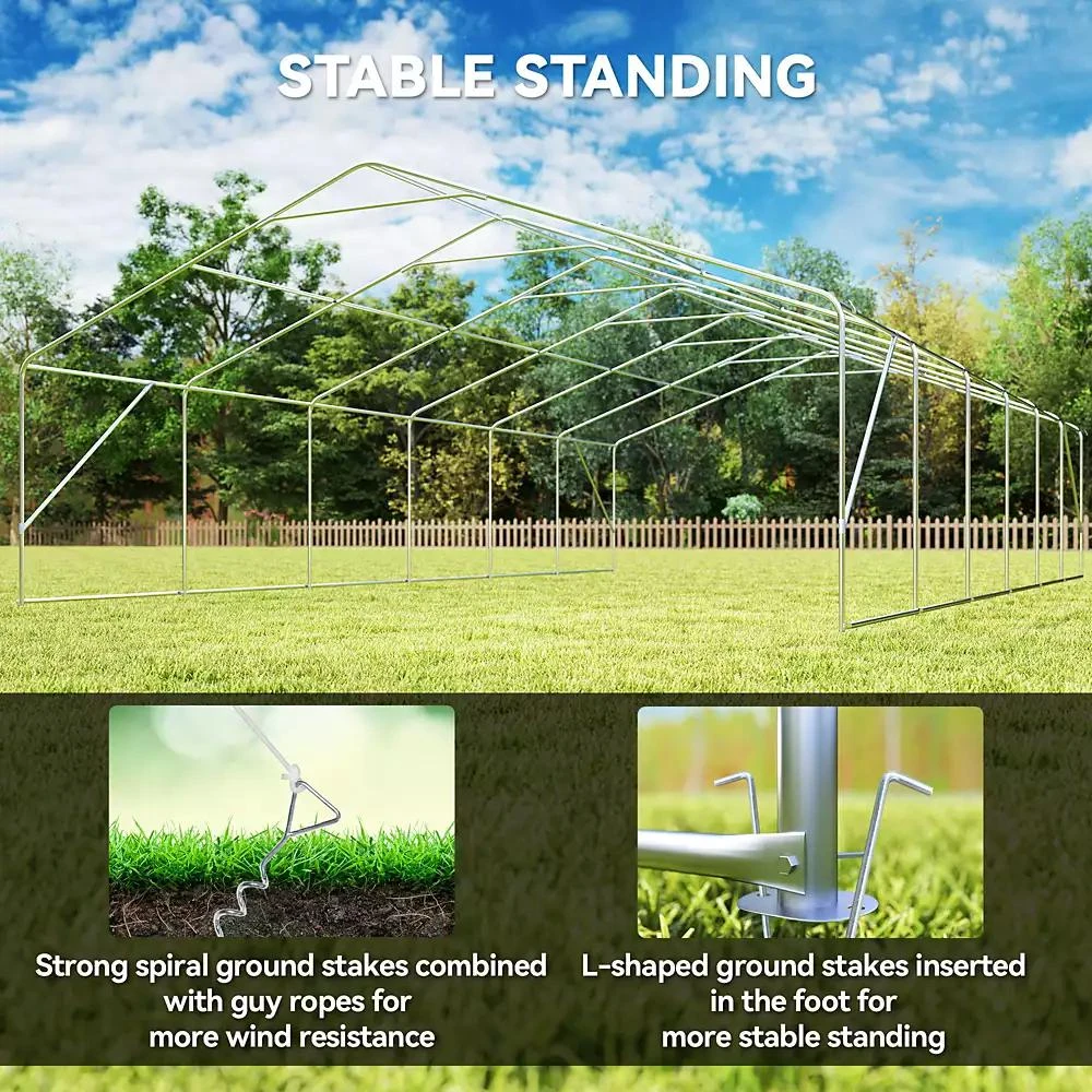 Outsunny 23
 x 39
 Heavy-duty Large Wedding Tent with Sidewalls, 7