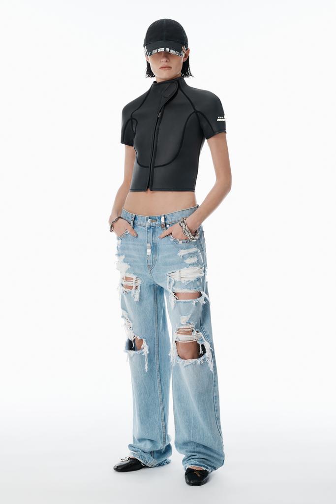 【関税&送料込】Alexander Wang Pre-Styled Underwear Jeans ALEXANDER WANG - Pre-styled underwear jeans | Leam Roma
