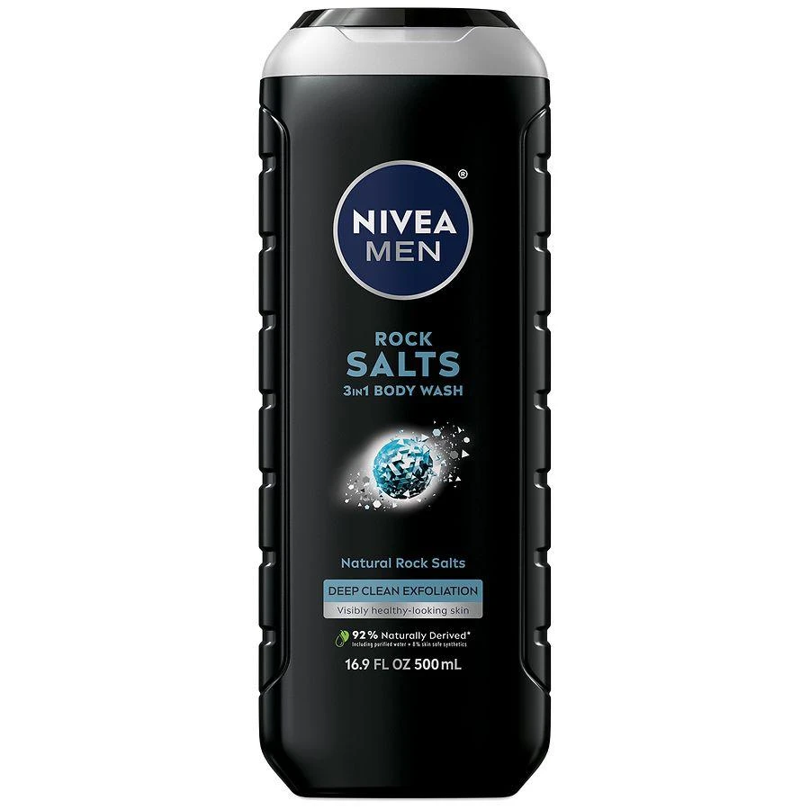Nivea Men Rock Salts 3-in-1 Body Wash Deep Clean