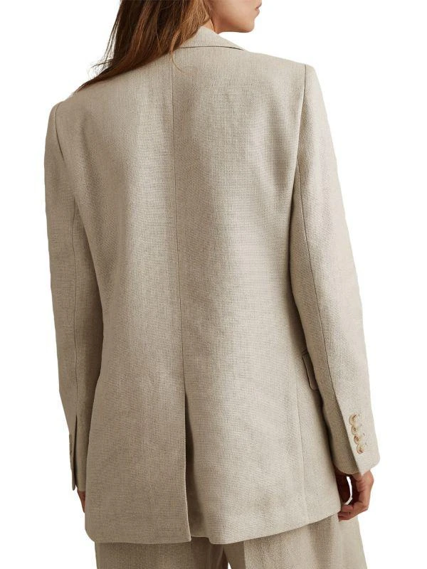 REISS Cassie Linen Blazer 2