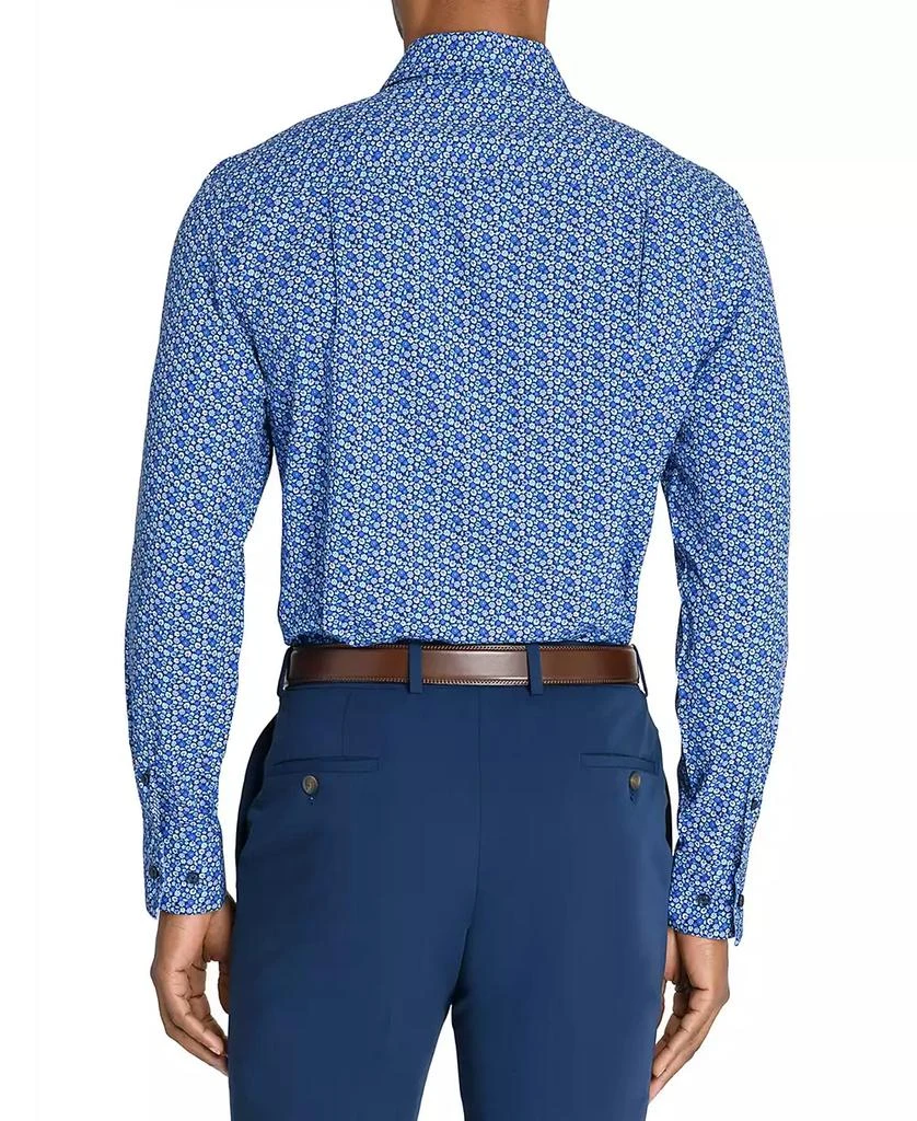ConStruct Men’s Recycled Slim Fit Floral 4-Way Stretch Performance Dress Shirt 2