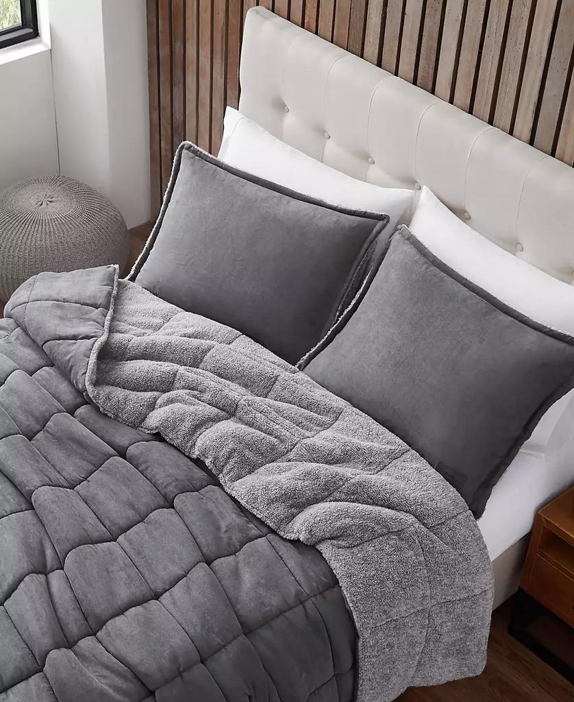 Eddie Bauer Sherwood Reversible Micro-suede Sherpa Comforter Set