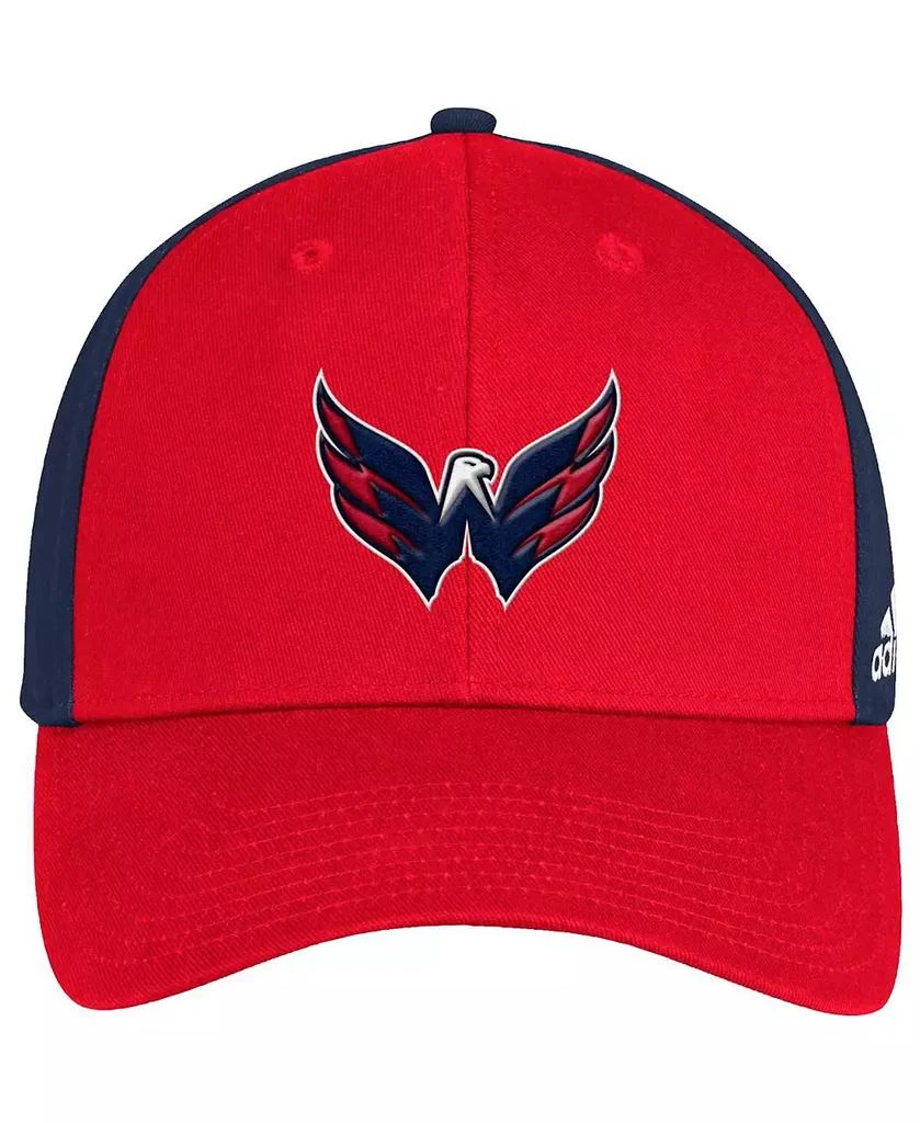 Adidas Men's Red, Navy Washington Capitals Team Adjustable Hat 2