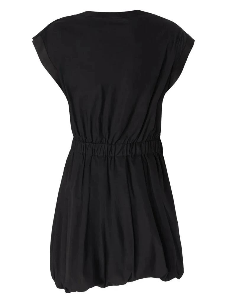 white christmas dresses Cotton Black Floral Maxi Dress main image 1