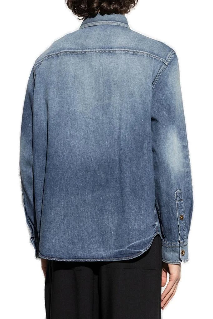 Versace Versace Button-Up Denim Overshirt 3