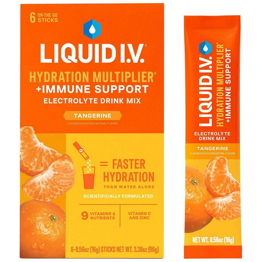 Liquid I.V. Immune Support Drink Mix Tangerine, 6ct 3