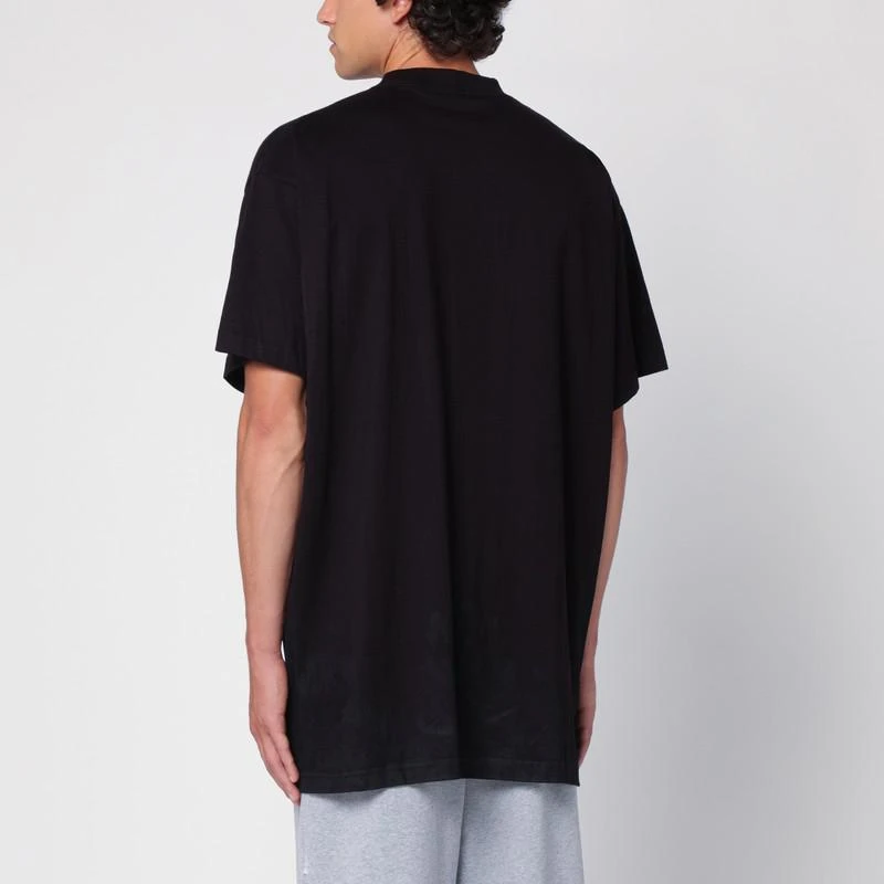Balenciaga T-Shirt Metal BB Stencil Oversize Vintage Black 4