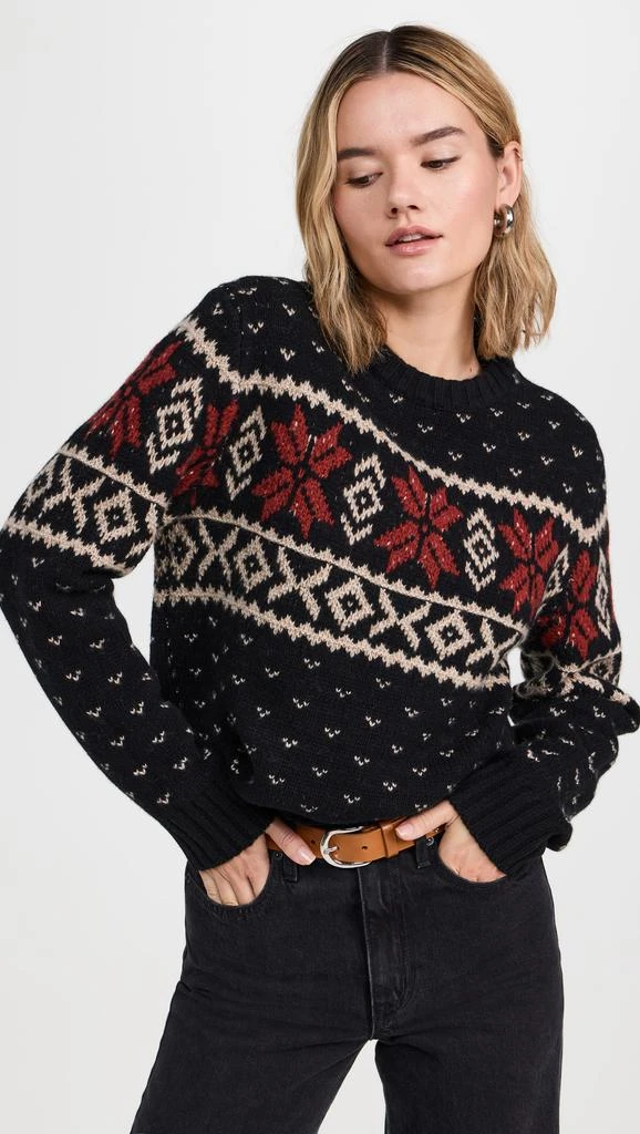 Ralph Lauren Snowflake Long Sleeve Pullover Sweater 1