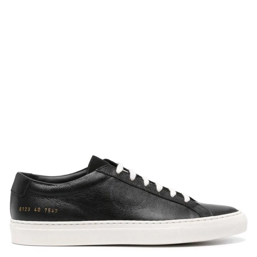 Common Projects Black Nubuck Achilles Sneakers 1