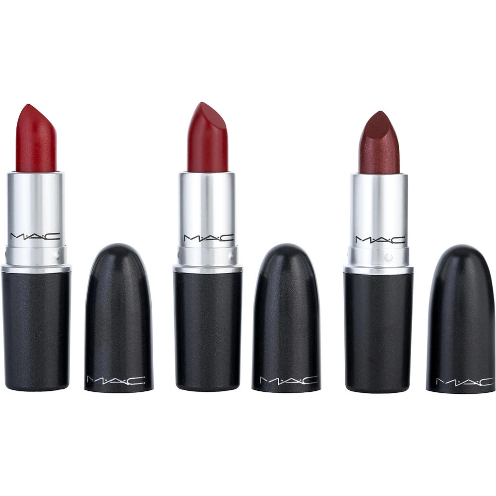 undefined MAC; Lip Color; Lipstick X 3 Travel Exclusive: Cockney + Lady Bug + Fresh Moroccan 1
