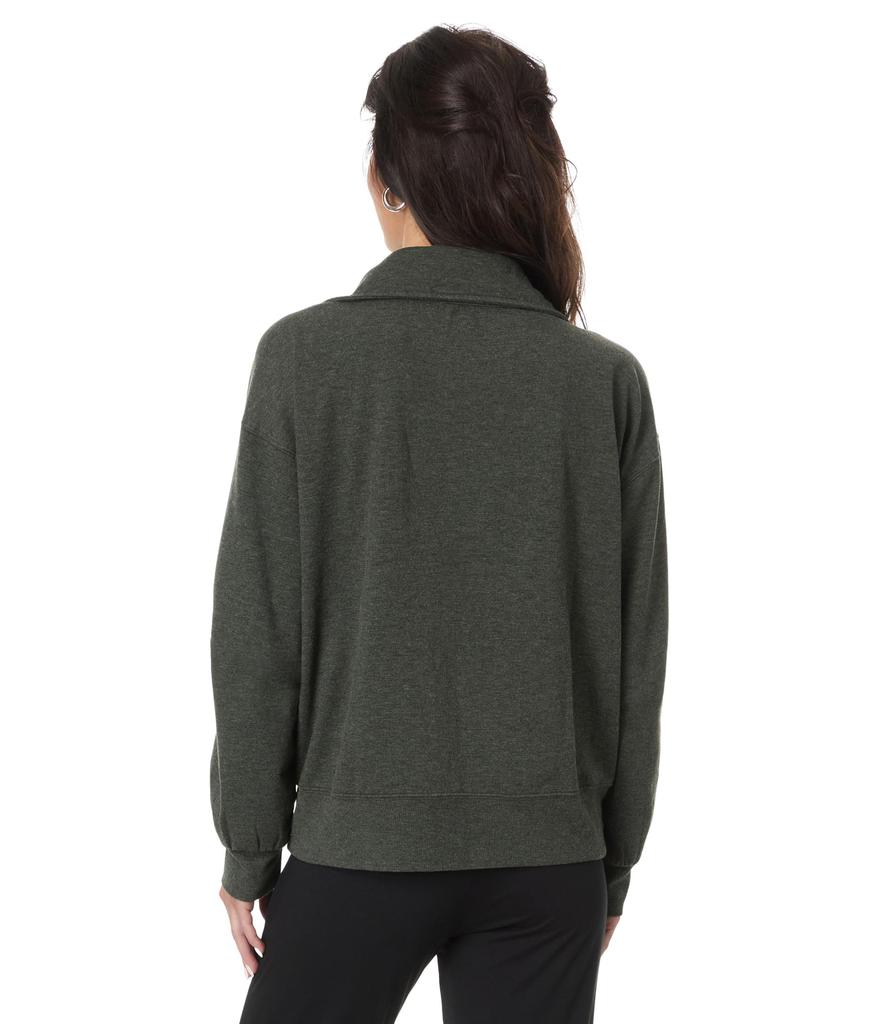 Mod-o-doc Long Sleeve Zip Collar Sweatshirt