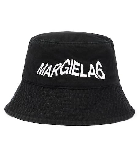 MM6 Logo cotton bucket hat 1