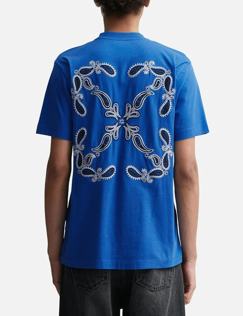 Off-White™ BANDANA ARR SLIM S/S TEE NAUTICAL BLUE 4