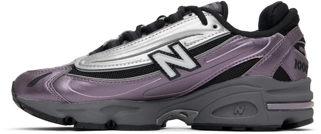 New Balance Black & Purple 1000 Sneakers 3