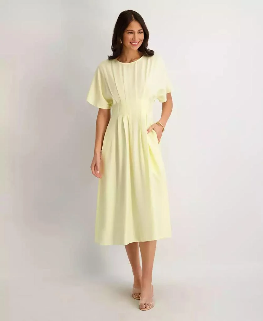 midi ball gown dresses Petal & Pup Women's Nova Flutter Sleeve Midi Dress