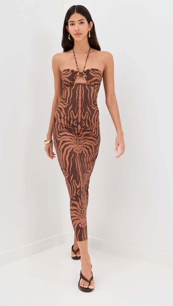 JOHANNA ORTIZ Jungle Palms Midi Dress 5