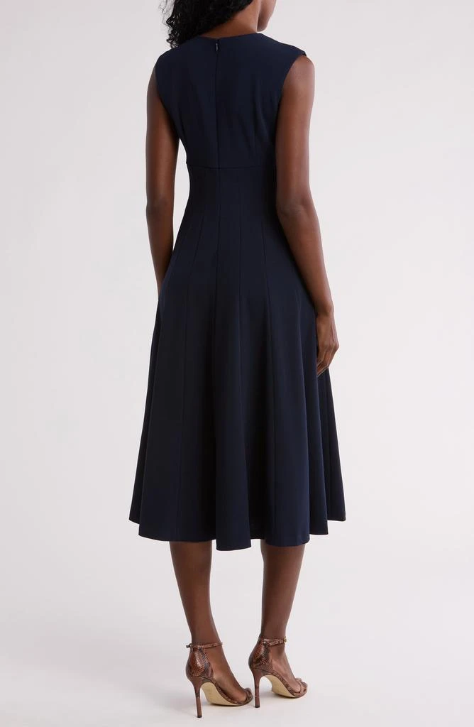 Calvin Klein Scuba Crepe Fit & Flare Dress 2