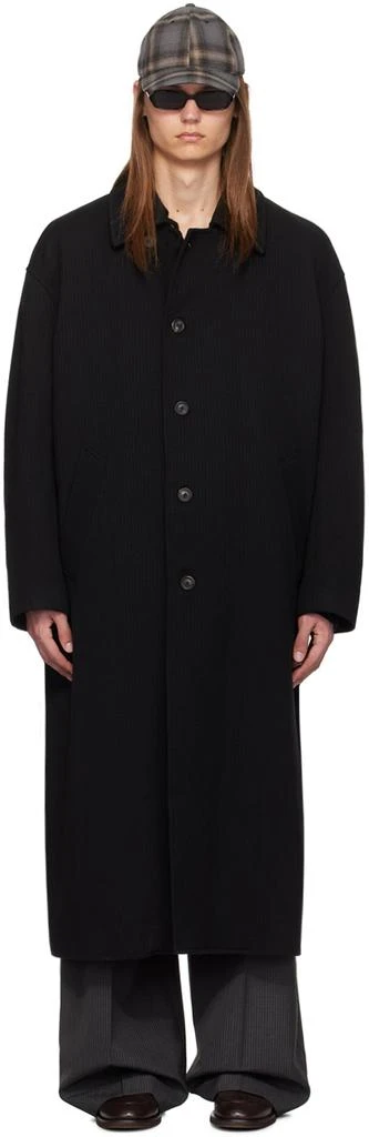 Our Legacy Black Collapse Coat 1