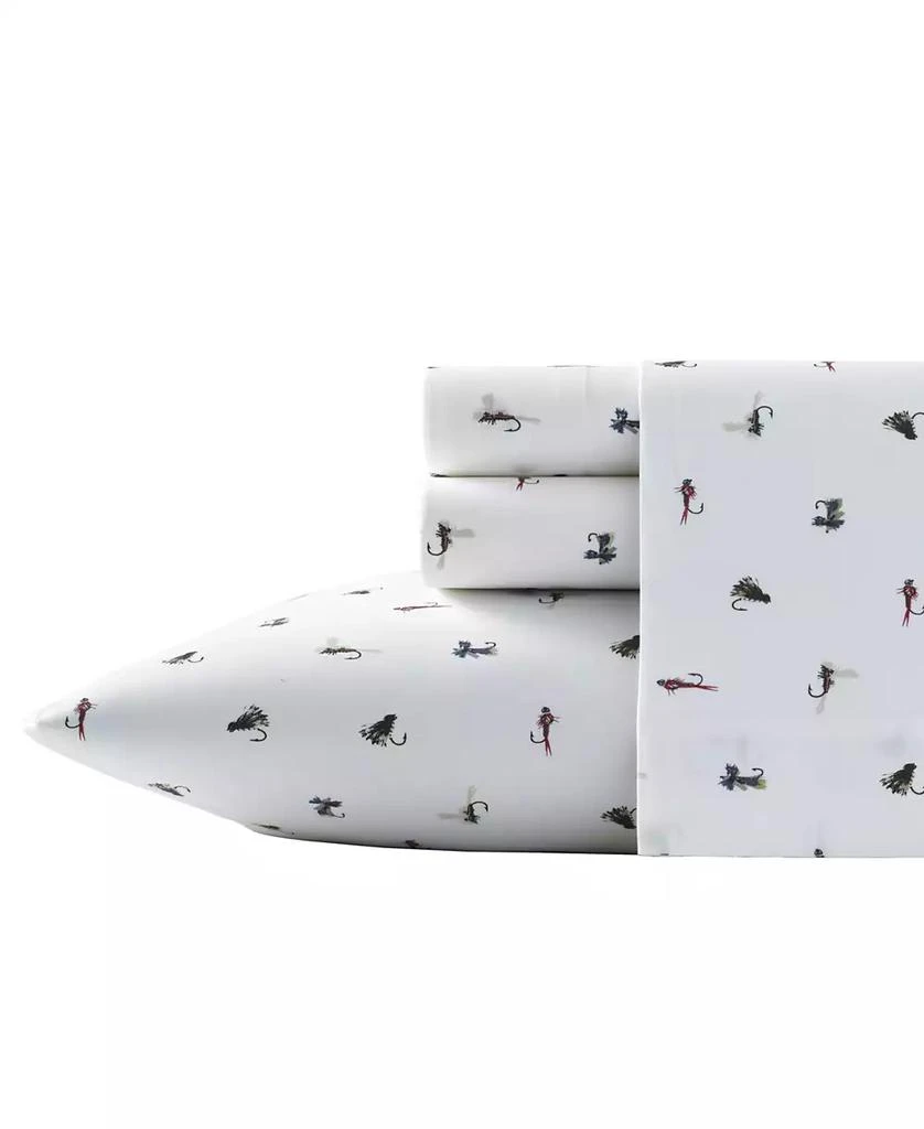 Eddie Bauer Printed 100% Cotton Percale 3-Pc. Sheet Set, Twin XL 1
