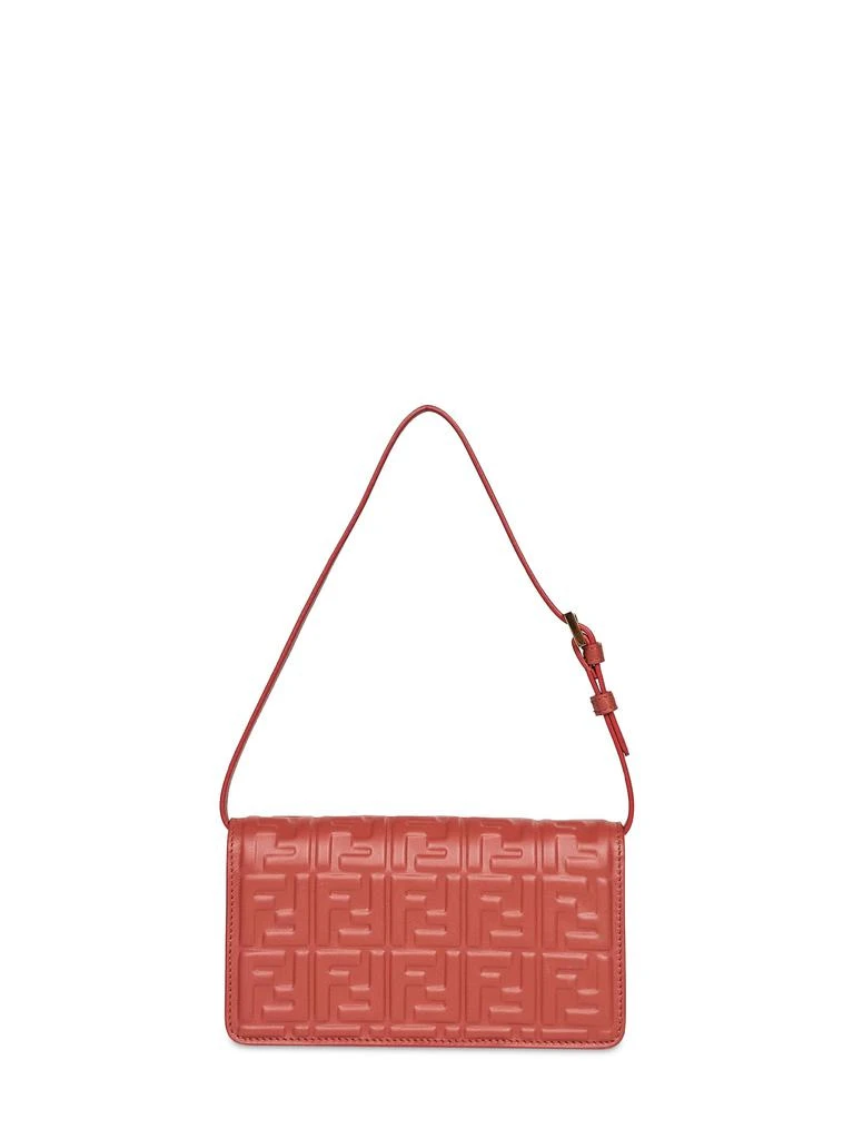 Fendi FENDI | Brown Wallet On Chain Baguette minibag | Women | PZ 3
